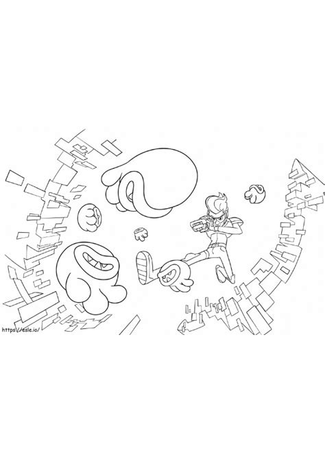 Mitch Williams From Glitch Techs coloring page