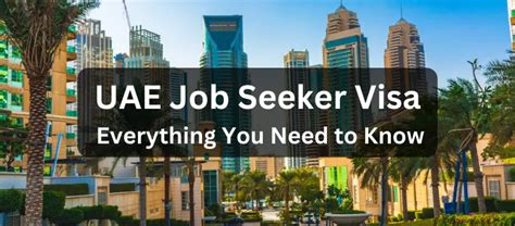 Uae Job Seeker Visa Everything You Need To Know