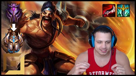 ⚡️ Tyler1 How To Carry On Draven In Masters Draven Bot Gameplay