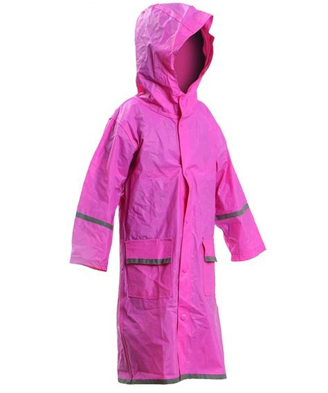 Kids Water Proof Rain Coat with Reflector - Juniors Premium Rain Jacket ...