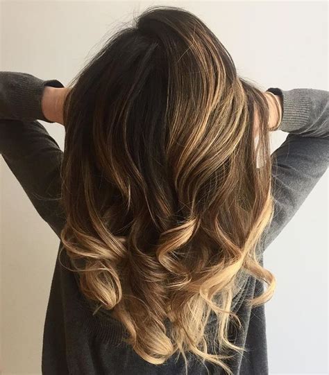 Beautiful Brunette To A Cream Blonde Balayage Painted By Maryxjoy