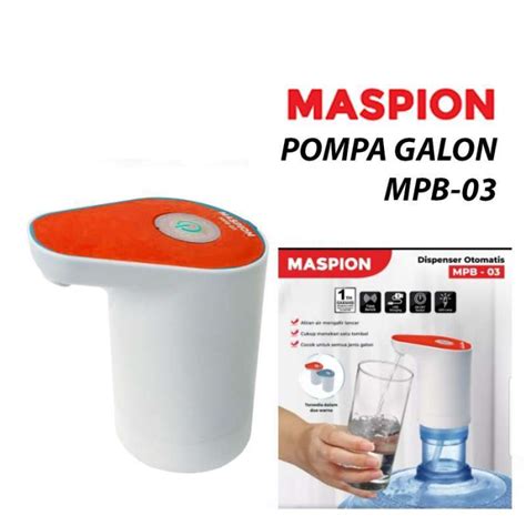 Promo Maspion MPB 03 Pompa Galon Elektrik Charge Pompa Dispenser Diskon