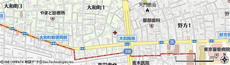 東京都中野区大和町1丁目3 9の地図 住所一覧検索｜地図マピオン