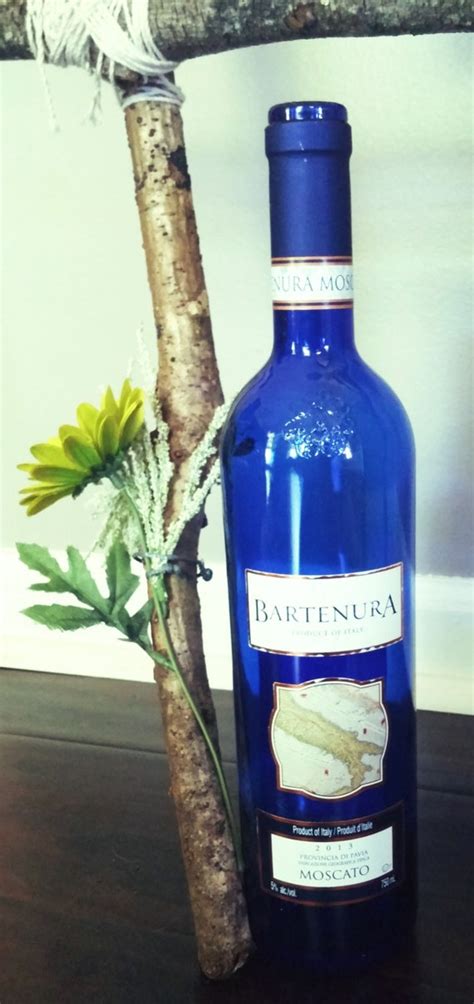 Moscato Blue Wine Bottle Light by DrinkDrunkDecor on Etsy