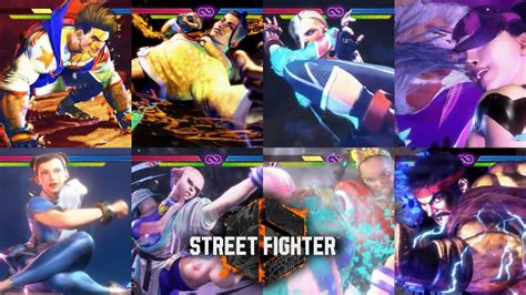 Street Fighter 6 S1e1 All Characters Throws Special Moves Level