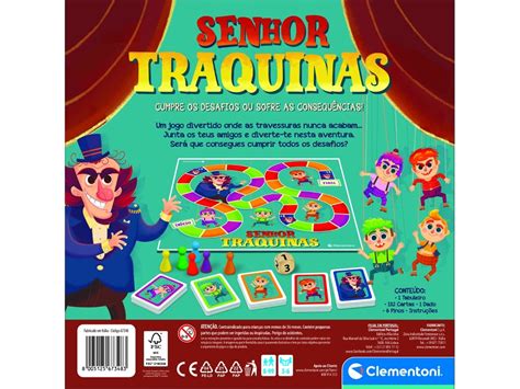 Jogo De Tabuleiro Clementoni Senhor Traquinas Idade M Nima Anos