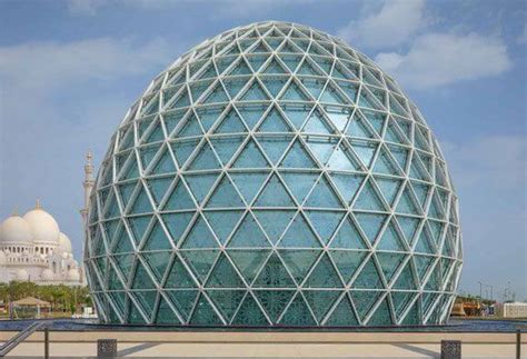 Steel Structure Glass Dome Construction Of The Museum