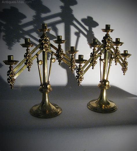 Antiques Atlas Pair Of Brass Church Altar Candlesticks