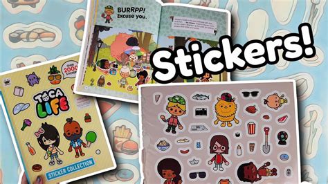 Toca Life Sticker Collection The Park Toca Life Everyones Toy