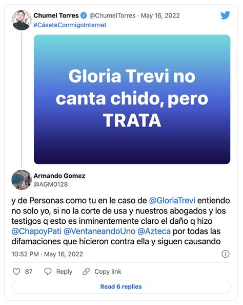 Gloria Trevi No Canta Pero Trata Chumel Torres Khe News