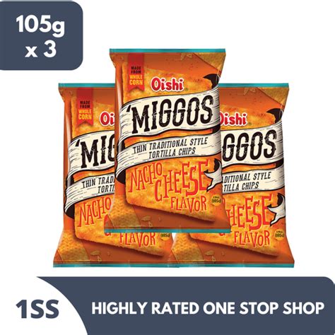 Oishi Miggos Nacho Cheese Flavor G X Lazada Ph