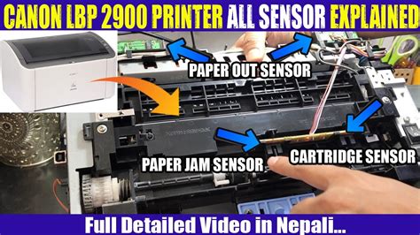 Canon LBP 2900 Printer All Sensor Explained Full Detailed Video In