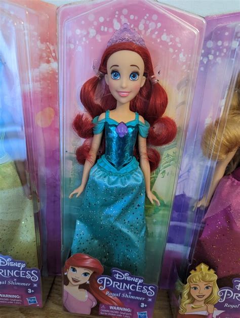 Disney Prinzessin Royal Shimmer Puppen X Rapunzel Ariel Tiana