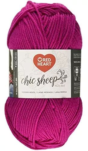 Red Heart Chic Sheep Marly Bird Dragon Fruit Yarn Cuotas Sin Interés