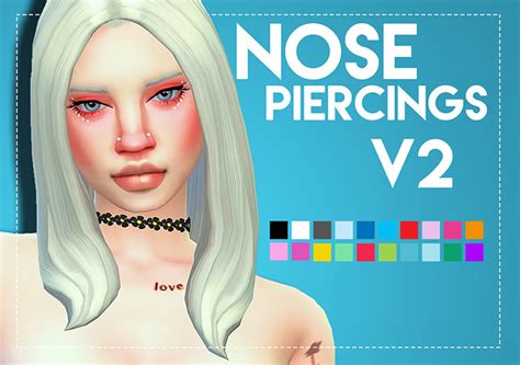 Best Sims 4 Nose Septum Ring Cc Piercings Fandomspot | Anentertainment