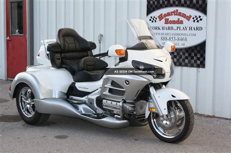 2012 Honda 1800 Goldwing Gl18hpmc White Roadsmith Trike Extended Trunk Option