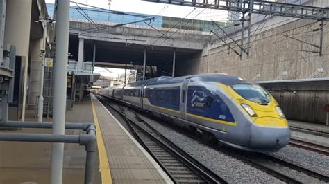 Eurostar Class 374 Passing Stratford International YouTube