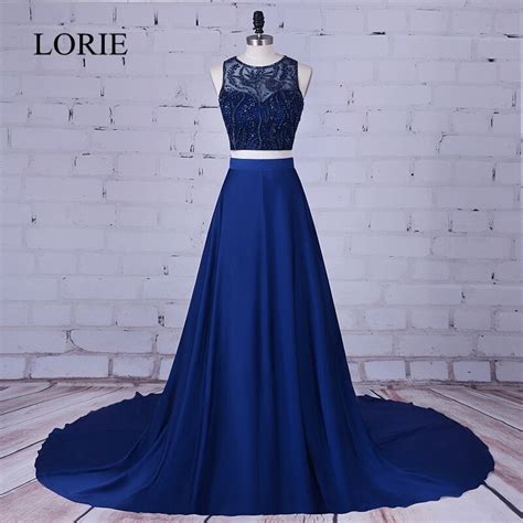 LORIE 2017 do baile de Finalistas Vestido de Duas Peças Robe de soiree