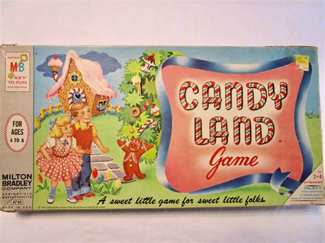 Vintage Candy Land Board Game 1955 Complete Milton Bradley Game Toy - Etsy