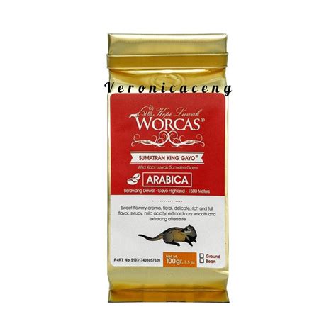 Jual Kopi Luwak Liar Worcas Sumatran King Gayo Arabica Biji Bubuk