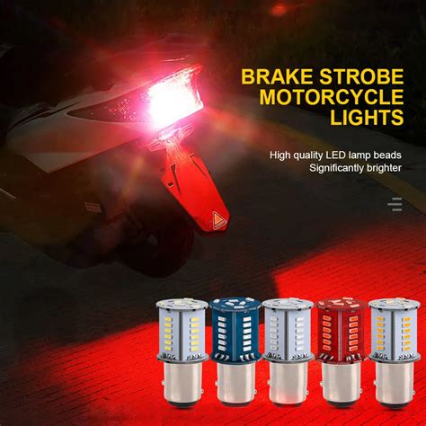 Strobe Brake Light Led Bulb Car Tail Stop Turn Signal Reversing Parking