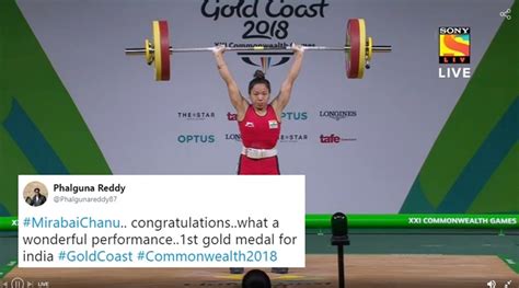 Commonwealth Games Weightlifter Mirabai Chanu Wins Indias First