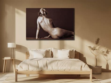 Modern Naked Canvas Prints Nude Painting Art Wall Hanging House Gift