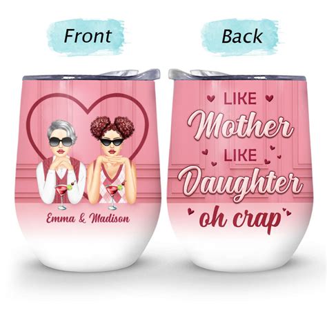 Like Mother Like Daughter Crap T For Mother Personalized Custom