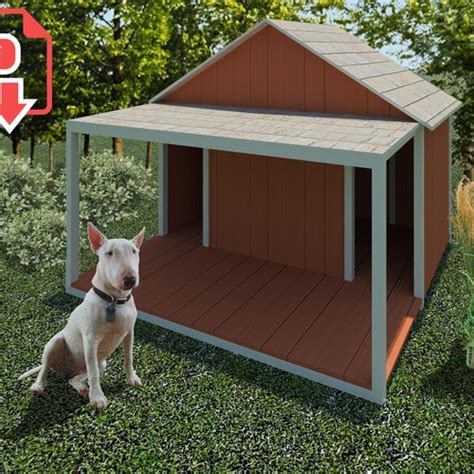 Extra Large Dog House Plans - Etsy