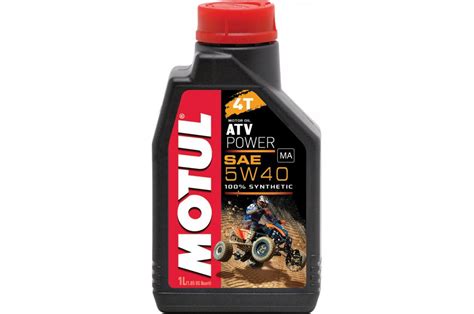 Huile Motul ATV Power 5w40 100 Synthése 1 litre Street Moto Piece