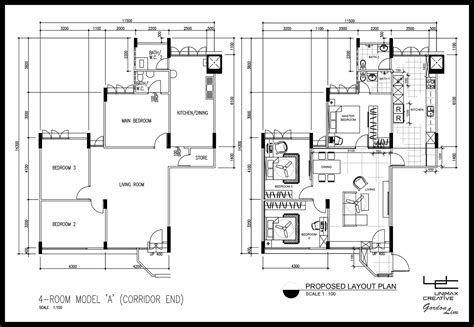 4rm HDB Unit Jurong West St 52 Unimax Creative