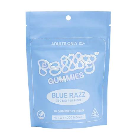 4g Magic Mushroom Gummies Blue Razz By Psilly Get Well Shroom