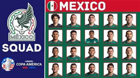 Mexico Possible Squad For Copa America Mexico Squad Footworld