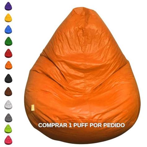 Puff Pera Cheio Grande Gigante Enchimento Escritorio Casa Cores