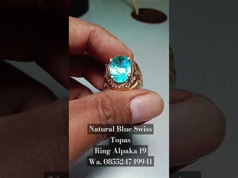 Blue Topas Swiss Blue Batuakik Gemstone Natural Like