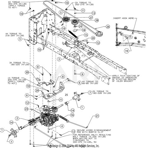 Belt Diagram For Troy Bilt Riding Mower Transmission Belt Di