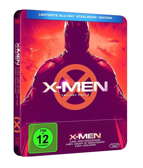 X MEN TRILOGIE 4 6 3 BD STEELBOOK Blu Ray Stewart Patrick McKellen