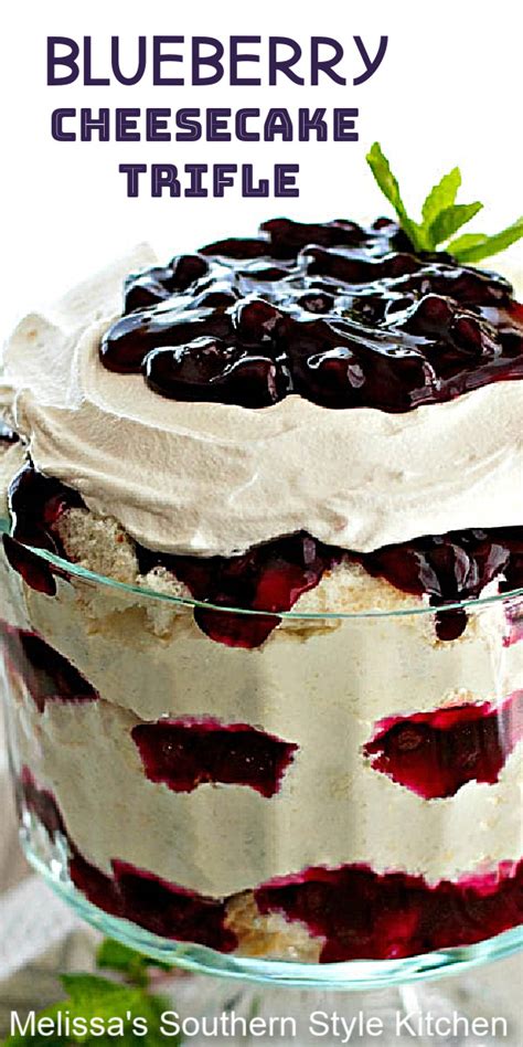 Easy Blueberry Cheesecake Trifle