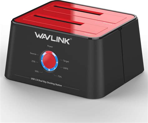 WAVLINK USB 3 0 To SATA I II III Dual Bay External Hard Drive Enclosure