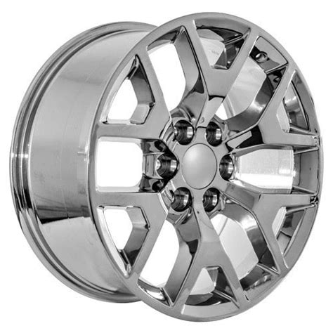 22 Inch Gmc Truck Yukon Denali Sierra Chrome Wheels Oemwheelplus