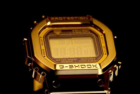 G Shock Dw 5000 Ive Special 18k Gold Casio Watch G Shock Casio