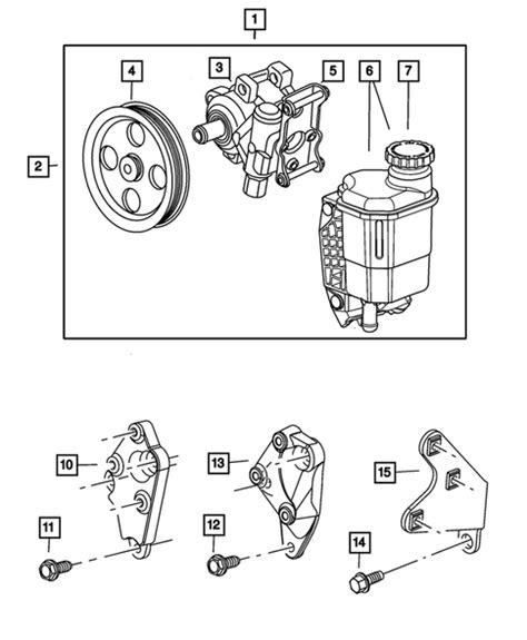 Dodge Power Steering Pump Diagram