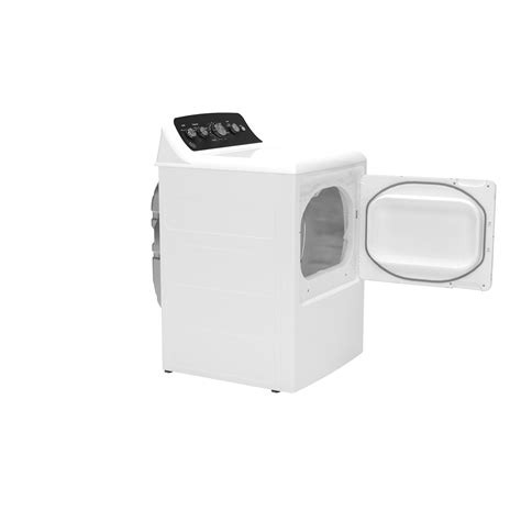 GE - GTD48GASWWB - GE® 7.2 cu. ft. Capacity Gas Dryer with Up To 120 ft