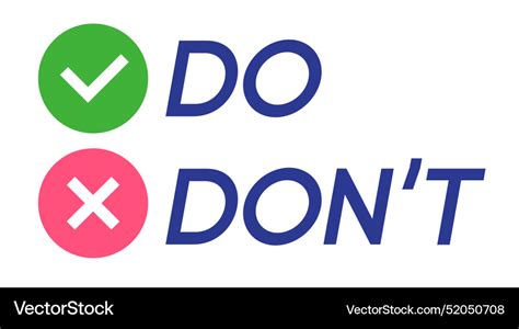 dont sign flat style royalty  vector image