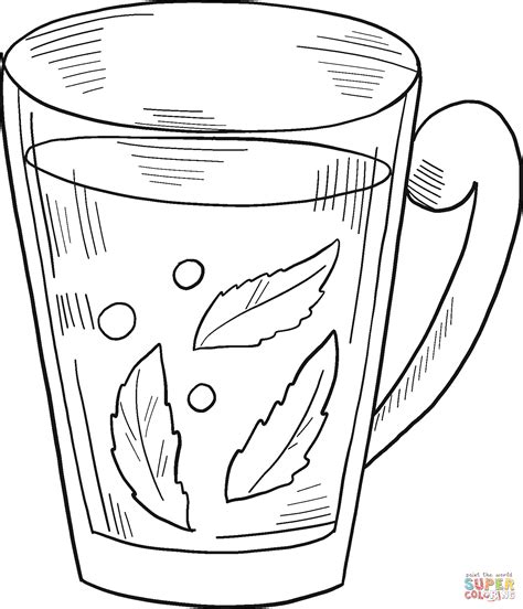 Coloriage Tasse De Thé Coloriages à Imprimer Gratuits