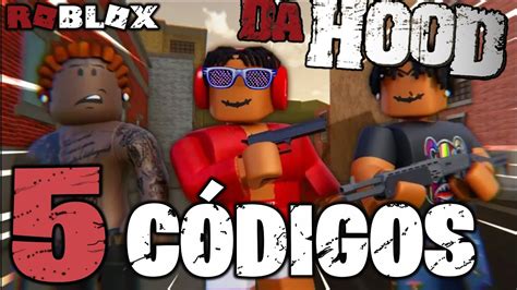 5 Códigos de DA HOOD activos y actualizados SEPTIEMBRE 2022 ROBLOX