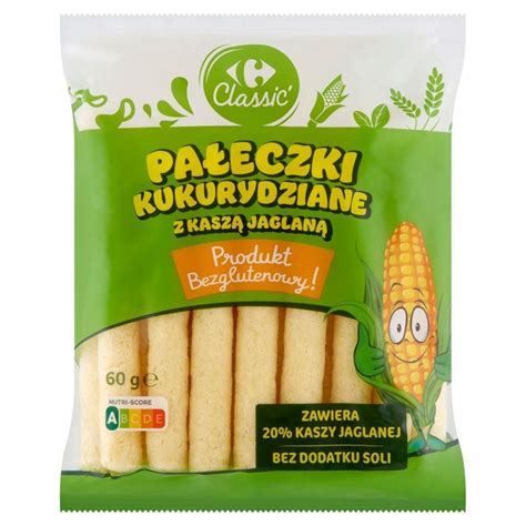 Carrefour Classic Pa Eczki Kukurydziane Z Kasza Jaglan G Zakupy