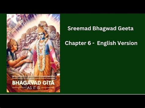 Shreemad Bhagwad Geeta Chapter 6 The Yoga Of Meditation Dhyan Yoga