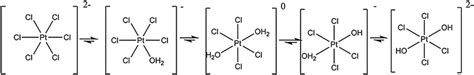 Platinum Complexes Formed During Chloroplatinic Acid Hydrolysis