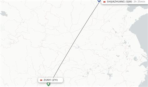 Direct Non Stop Flights From Zunyi To Shijiazhuang Schedules